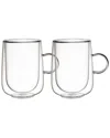 Villeroy & Boch Artesano Hot Cold Beverages Large Insulated Latte Glass, Set Of 2