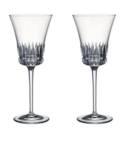 Villeroy & Boch Set Of 2 Grand Royal Red Wine Goblet In Transparent
