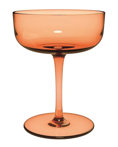 Villeroy & Boch Set Of 2 Like Champagne/dessert Bowls In Orange