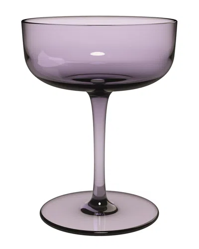 Villeroy & Boch Set Of 2 Like Champagne/dessert Bowls In Purple