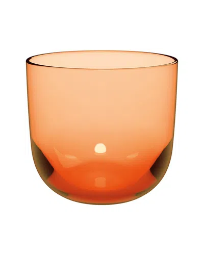 Villeroy & Boch Set Of 2 Like Water/juice Tumblers In Orange