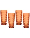 Villeroy & Boch Boston Highball Glasses, Set Of 4