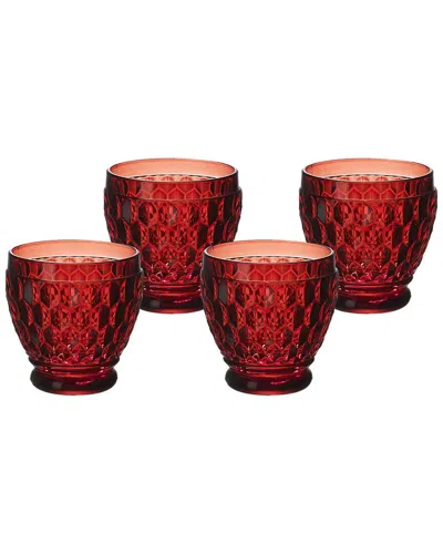 Villeroy & Boch Set Of 4 Boston Dof / Tumblers