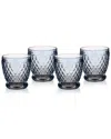 Villeroy & Boch Boston Double Old-fashioned Glass, Set Of 4