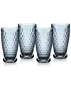 Villeroy & Boch Boston Highball Glass, Set Of 4