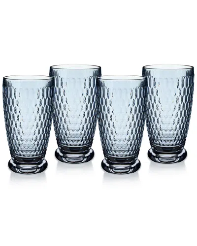 VILLEROY & BOCH VILLEROY & BOCH SET OF 4 BOSTON HIGHBALL/TUMBLERS