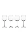 Villeroy & Boch Set Of 4 Crystal Afina Red Wine Glasses In Clear