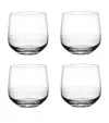 Villeroy & Boch Afina Crystal-glass Water Glasses Set Of Four In Clear
