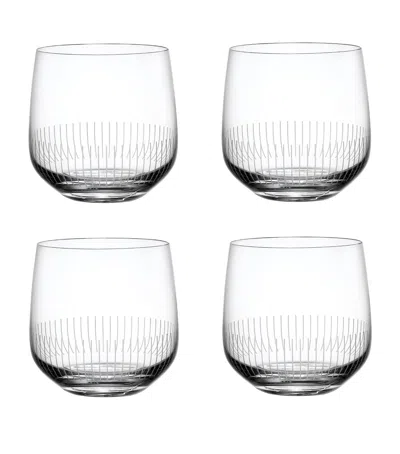 VILLEROY & BOCH SET OF 4 CRYSTAL AFINA WATER GLASSES