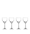 Villeroy & Boch Set Of 4 Crystal Octavie White Wine Glasses In Transparent