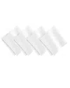 Villeroy & Boch Set Of 4 La Classica Luxury Linen Fabric Napkins In White