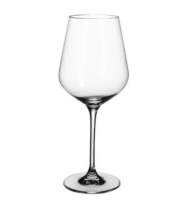 Villeroy & Boch Set Of 4 La Divina Burgundy Glasses In Transparent