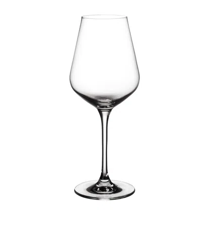 Villeroy & Boch Set Of 4 La Divina White Wine Glasses In Transparent