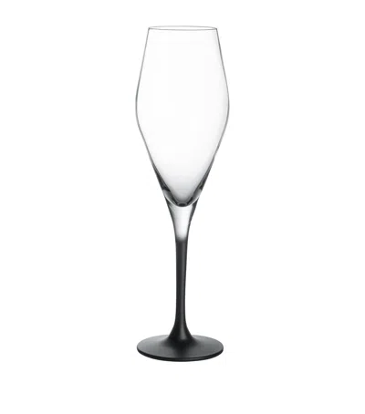 Villeroy & Boch Set Of 4 Manufacture Rock Champagne Flutes In Transparent
