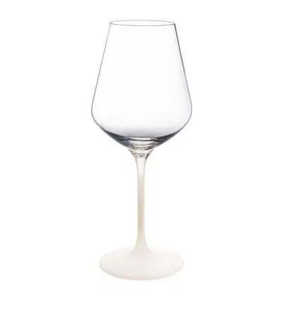 Villeroy & Boch Set Of 4 Manufacture Rock Red Wine Glasses In White