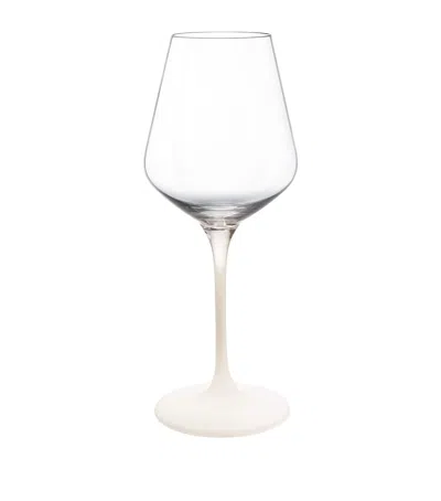 Villeroy & Boch Set Of 4 Manufacture Rock White Wine Glasses
