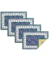 Villeroy & Boch Set Of 4 Switch Placemat In Blue