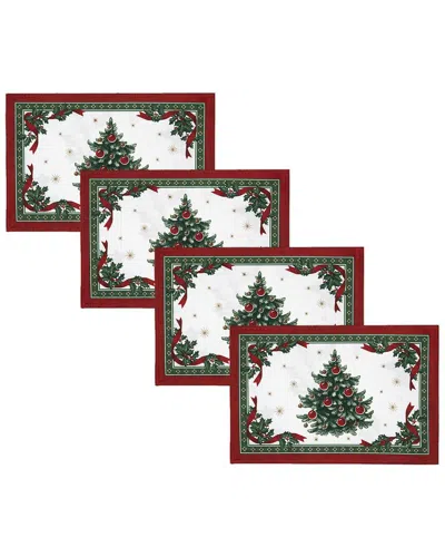 Villeroy & Boch Set Of 4 Toy's Delight Engineered Placemats In Multi