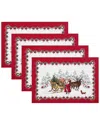Villeroy & Boch Set Of 4 Toy's Fantasy Engineered Placemats In Red