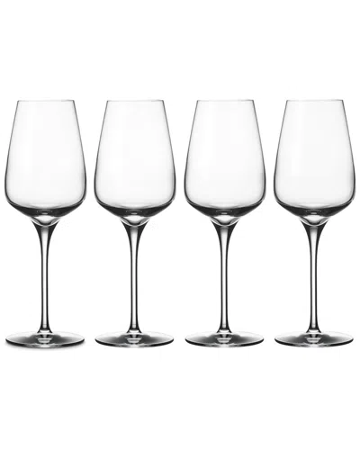 Villeroy & Boch Set Of 4 White Wine Goblets In Transparent