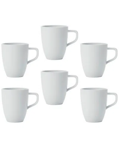 Villeroy & Boch Set Of 6 Artesano Original Mugs In White