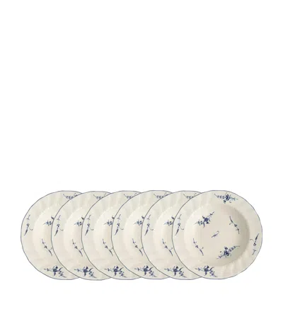 Villeroy & Boch Set Of 6 Old Luxembourg Deep Plates In Multi