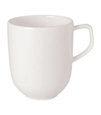 Villeroy & Boch Set Of 6 Porcelain Afina Mugs (250ml) In White