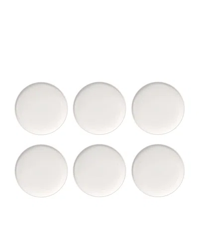 Villeroy & Boch Set Of 6 Porcelain Afina Salad Plates In White