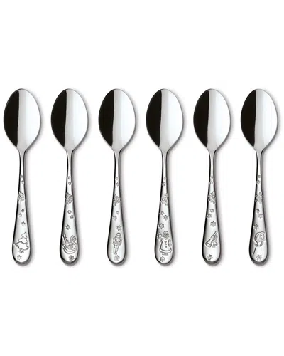 VILLEROY & BOCH VILLEROY & BOCH SET OF 6 TOY'S DELIGHT FLATWARE COFFEE SPOONS