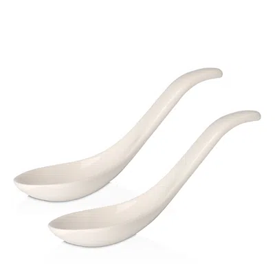 VILLEROY & BOCH SOUP PASSION ASIA SPOON, SET OF 2
