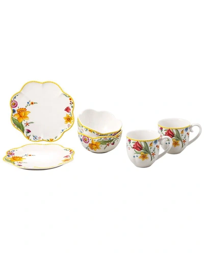 Villeroy & Boch Spring Awakening 6pc Breakfast For Two Set In Multi