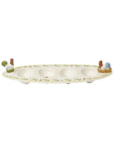 Villeroy & Boch Spring Awaken Egg Boat Rooster And Hen