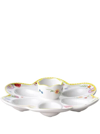 Villeroy & Boch Spring Awakening Egg Plate In White