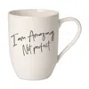 Villeroy & Boch I Don't Like Mondays Statement Mug In White