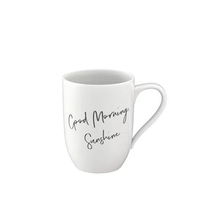 Villeroy & Boch Statement Mug Good Morning, Sunshine In White