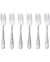 Villeroy & Boch Toy's Delight Cake Forks, Set Of 6 In Silver