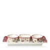 Villeroy & Boch Toy's Delight Dip Bowls With Tray, Set Of 4 In White
