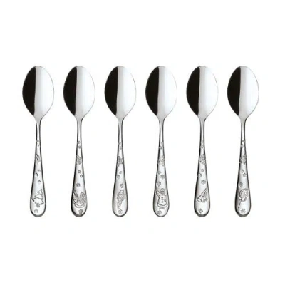 VILLEROY & BOCH VILLEROY & BOCH TOY'S DELIGHT FLATWARE COFFEE SPOONS  SET OF 6