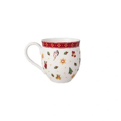 Villeroy & Boch – Toy's Delight Mug With Santa Claus Pattern In White,red,green,gold
