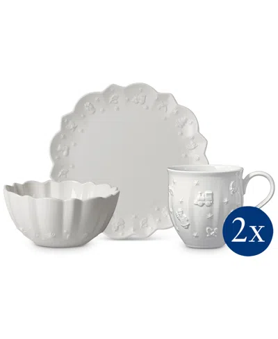 Villeroy & Boch Toy's Delight Royal Classic 6 Pc. Dinnerware Set, Service For 2 In White