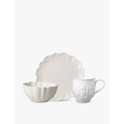 Villeroy & Boch Toy's Delight Royal Classic Six-piece Porcelain Breakfast Set In White