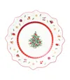 Villeroy & Boch Christmas Toy's Delight Salad Plate In White
