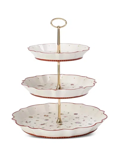 Villeroy & Boch Toy's Delight Tiered Cake Stand In Neutral