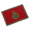 Villeroy & Boch Toy's Delight Tree Embroidered Placemat In Red