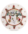 Villeroy & Boch Toy's Fantasy Large Bowl: Building A Snowman In Multi