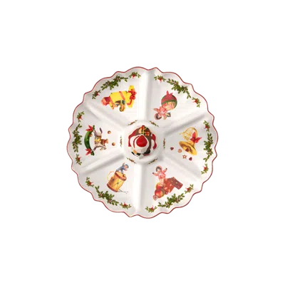 Villeroy & Boch Toy's Fantasy Cabaret Nostalgia Sectioned Platter In Multi