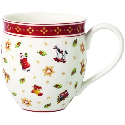 Villeroy & Boch Toys Delight Coffee Mug In White;red