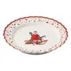 Villeroy & Boch Toys Delight Extra Large Deep Serving Platter In White/red