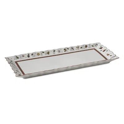 Villeroy & Boch Toys Delight Rectangular Cake Plate In White