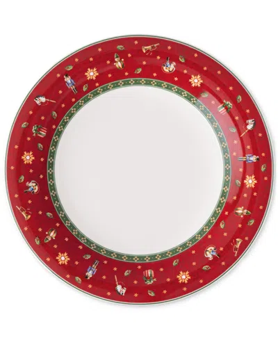 Villeroy & Boch Toys Delight Red Round Dinner Plate In Multi
